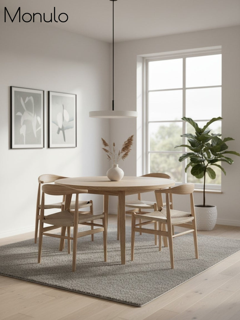 Modern Disc Pendant Light — Nordic Minimalist Fixture for Dining & Kitchen