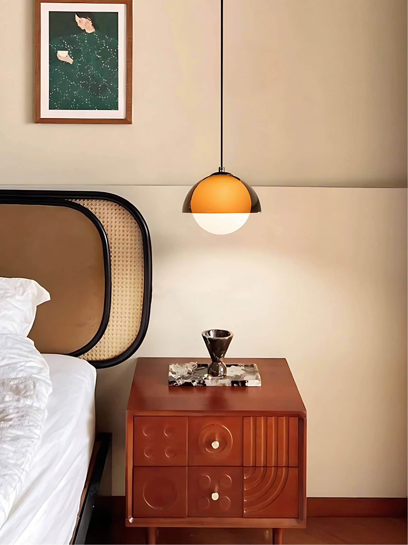 Suspension Sunset – Design vintage pour une ambiance de chevet – AFTERGLOW A2