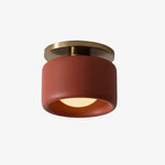 Load image into Gallery viewer, Cerova Porcelain Flush Mount Ceiling Light – Modern Low-Profile Fixture
