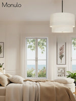 Charger l&#39;image dans la visionneuse de galerie, Suspension tambour en tissu double 
