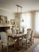 Load image into Gallery viewer, Fabric Shade Pendant Light - Linear Hanging Lamp for Kitchen Island
