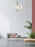 Load image into Gallery viewer, Vintage Glass Outdoor Semi Flush Mount Eloise Pendant Lamp
