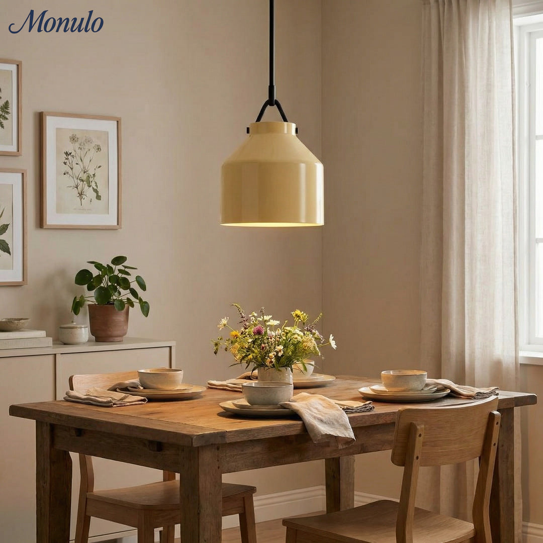 Hanton Nordic Metal Morandi Metal Pendant Light - Nordic Minimalist Fixture Light