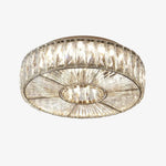 Bild in Gallery-Viewer laden, Clereon Elegante Runde Deckenleuchte – Modernes Glasdesign für Wohnzimmer