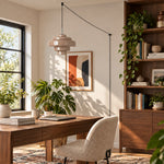 Load image into Gallery viewer, Koloro Millie Plug-In Glass Pendant Light - Retro Colorful Pendant for Modern Interiors