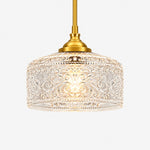 Charger l'image dans la visionneuse de galerie, Vintage Adjustable Glass Pendant Light