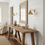 Charger l&#39;image dans la visionneuse de galerie, Aurenza Curved Arm Globe Wall Sconce – Modern Industrial Wall Lamp for Bathroom, Bedroom, and Hallway
