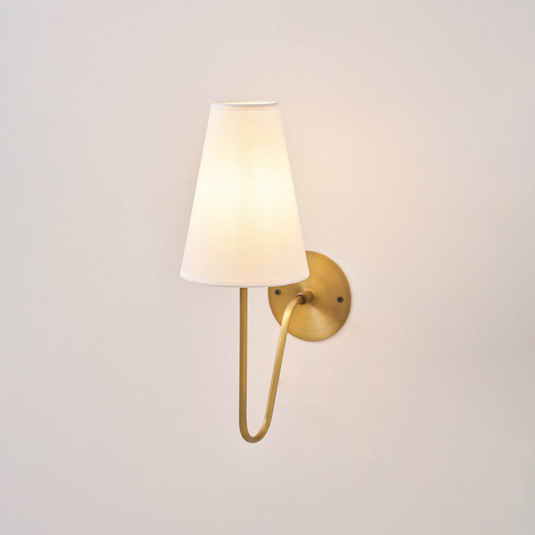 Organische Glas-Scoop-Wandlampe – Minimalistische Moderne Dekorative Ambient-Wandleuchte für Wohnzimmer