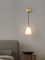Bild in Gallery-Viewer laden, Droplet Alabaster Wandleuchte