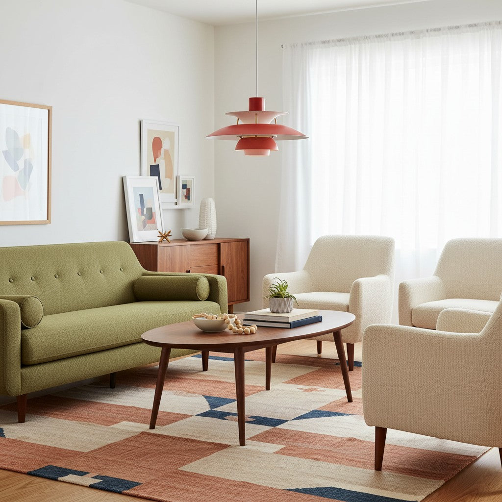 Layora Moderne Skandinavische Hängelampe – Mehrfarbiges Aluminium-Design für Ess- und Wohnzimmer N38