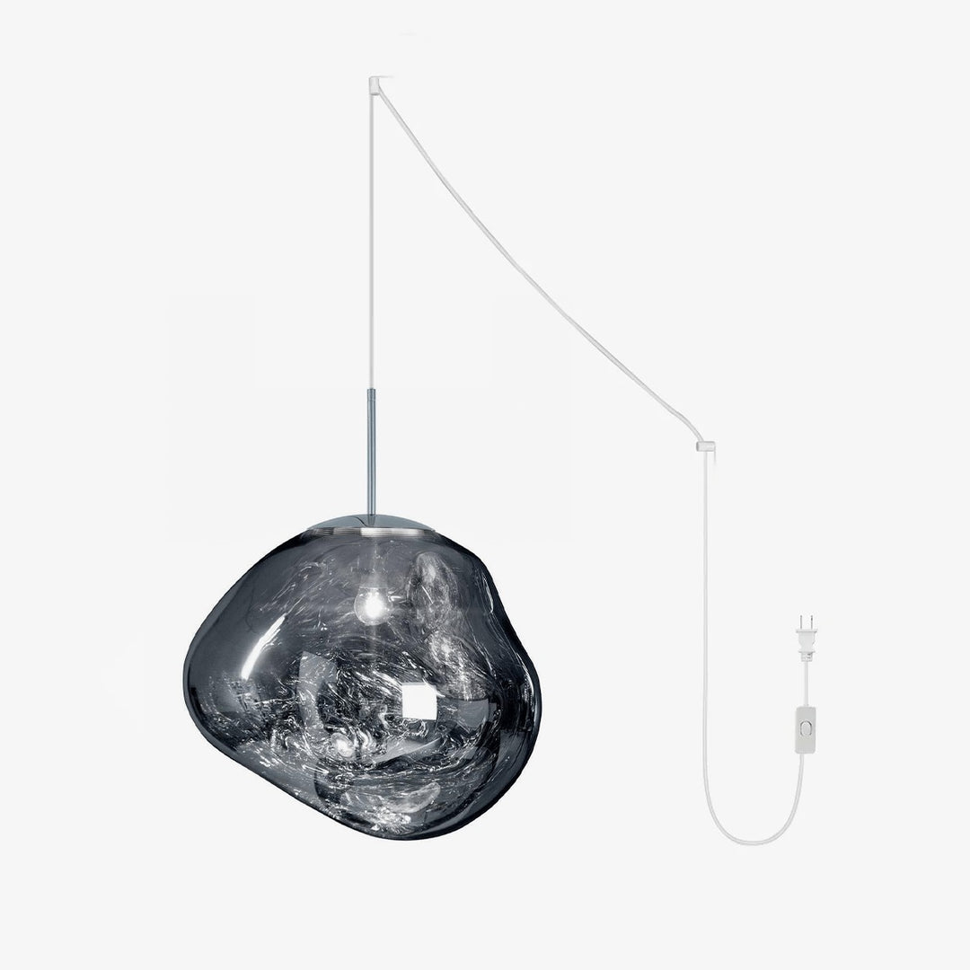 Molten PVC Organic Plug-In Pendant Light