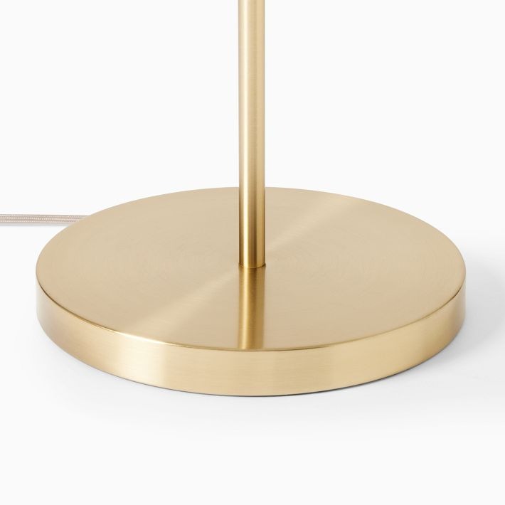Brina Multi-Light Glass Floor Lamp - Brass and Milk Glass Lighting