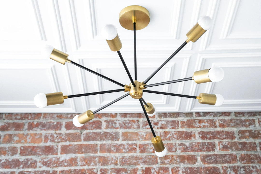 Lustre moderne Mobilux Line - Plafonnier milieu du siècle