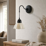 Load image into Gallery viewer, Cazelle Vintage Floral Wall Lamp – Artistic Flower Design Sconce for Bedroom and Hallway