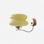 Cargar imagen en el visor de la Galería, Double Layer Milk Glass Wall Sconce
