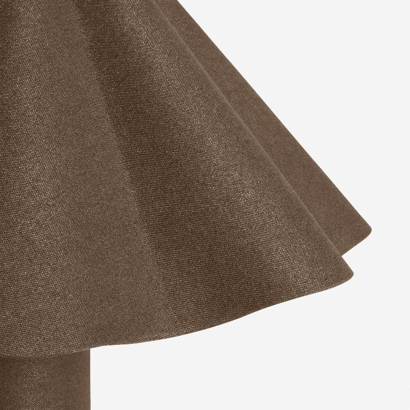 Weavara Fabric-Covered Modern Accent Table Lamp for Nightstands and Desks