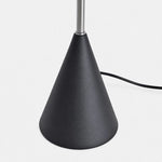 Cargar imagen en el visor de la Galería, Weighted black cone base and power cord detail