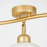 Bild in Gallery-Viewer laden, Gold canopy and curved arm detail