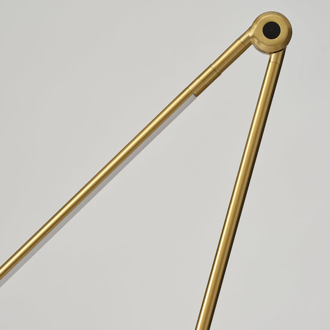 Lampe de Bureau Minimaliste Baluxis – Forme Linéaire Épurée Lampe LED de Table pour Espace de Travail