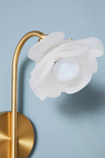 Load image into Gallery viewer, Revalis Glass Flower Vanity Sconce – Modern Floral Wall Light
