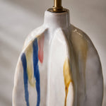 Load image into Gallery viewer, Close view of the handmade ceramic table lamp body
