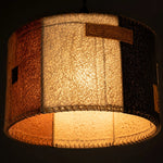 Bild in Gallery-Viewer laden, Natural Loofah Woven Pendant Lamp Wabi Sabi Patchwork Hanging Light