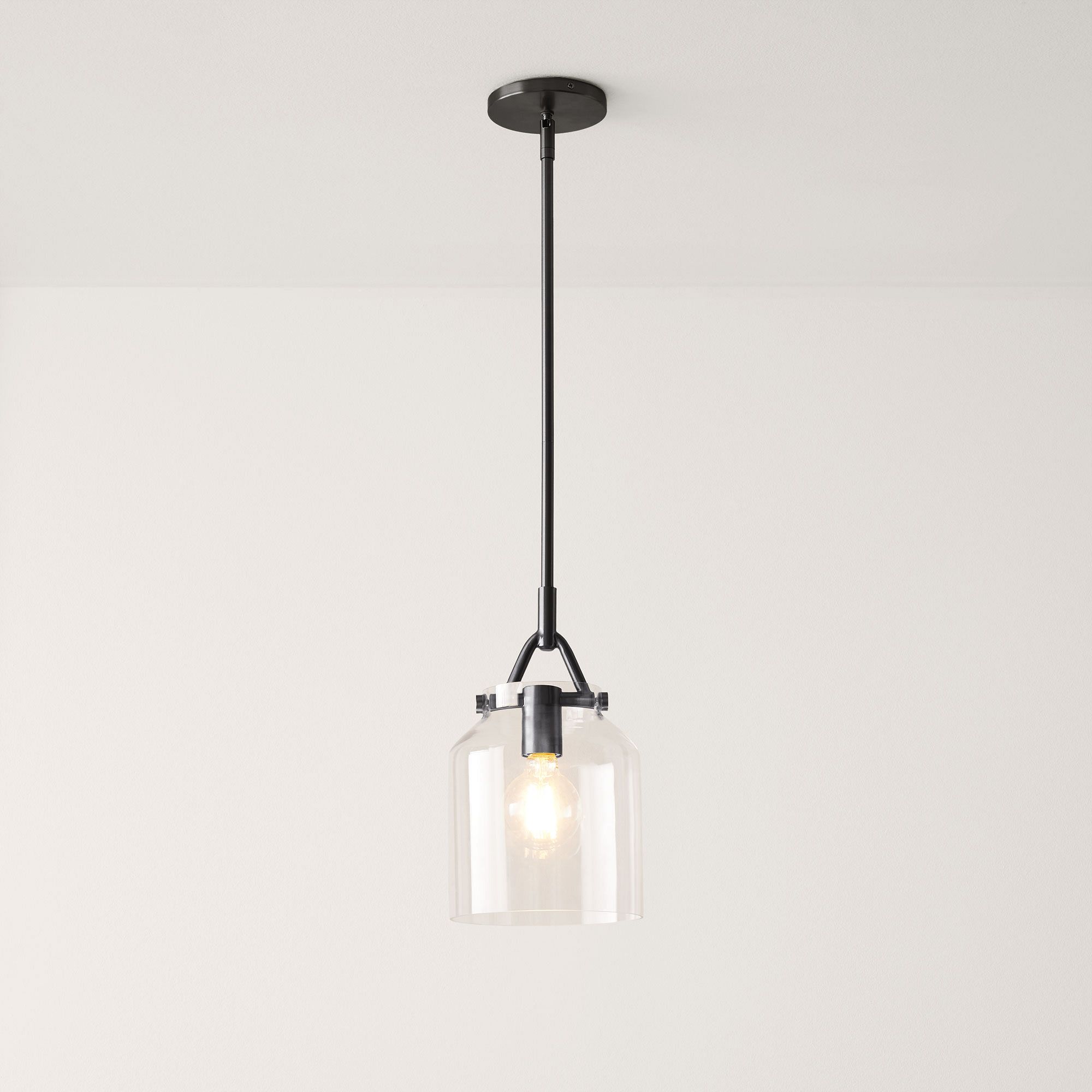Hanton Nordic Metal Morandi Metal Pendant Light — Nordic Minimalist Fixture