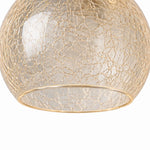 Bild in Gallery-Viewer laden, Copper Base Crackled Glass Globe Pendant Light
