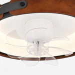 Bild in Gallery-Viewer laden, Walnut Full Spectrum Flush Mount Ceiling Light