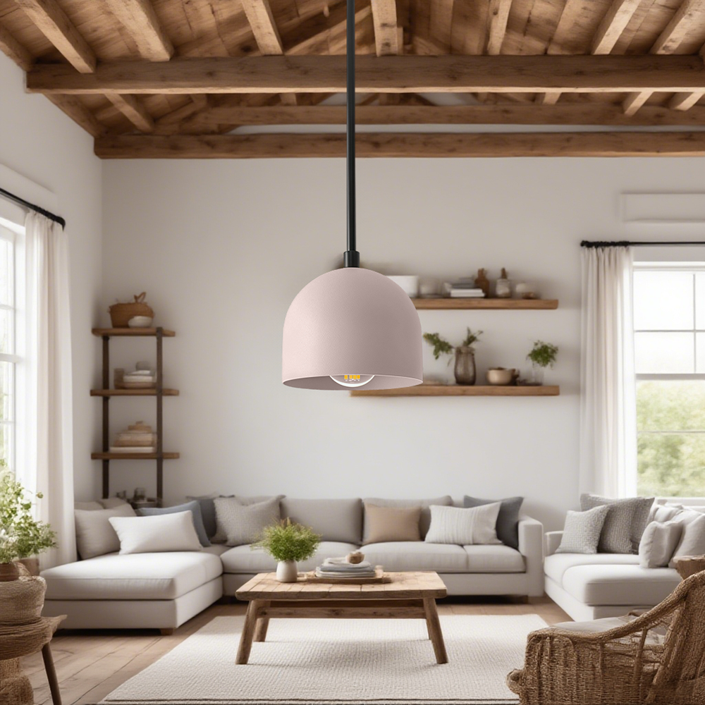 Suspension Farmhouse – Suspension Vanity avec dôme coloré