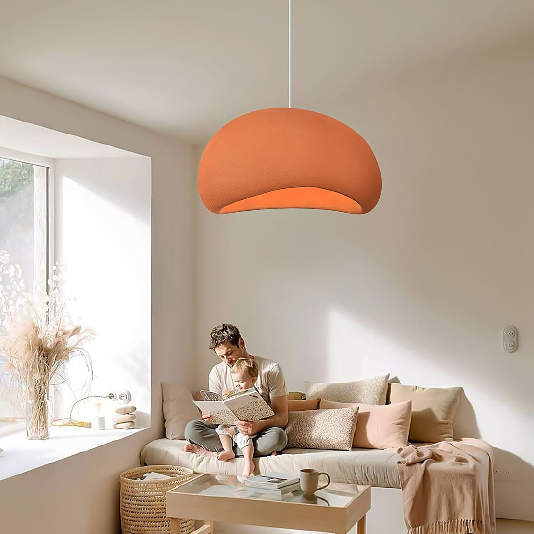 Sculptural Polystyrene Plug-In Pendant Light