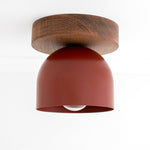 Charger l&#39;image dans la visionneuse de galerie, Metio Dome Modern Rustic Ceiling Light - Wooden and Metal Fusion

