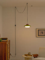 Bild in Gallery-Viewer laden, Saucer Plastic Plug-In Pendant Lamp