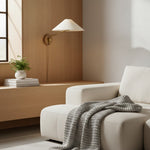 Cargar imagen en el visor de la Galería, Lámpara con pantalla cónica giratoria Ivoryne - Adecuada para rincones de lectura modernos