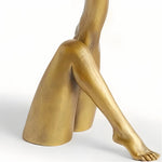 Load image into Gallery viewer, Kickra Modern Designer Candle Holder with Gold Leg-Inspired Base U22