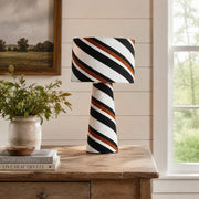 Striped Fabric Pendant Lamp