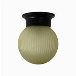 Bild in Gallery-Viewer laden, Style E minimalist glass ceiling lamp in black finish