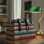 Bild in Gallery-Viewer laden, Floxo Lazy Dog Skulptur Geometrisches Eisendesign – Moderne Wohnkultur für Wohnzimmer und Büros