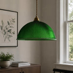 Bild in Gallery-Viewer laden, Emerald green pendant light near a bright window