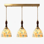 Charger l'image dans la visionneuse de galerie, Colorful Capiz Shell Glass Pendant Light