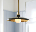 Cargar imagen en el visor de la Galería, Lámpara colgante de metal estilo granja Forvara: lámpara de varilla metálica para cualquier espacio

