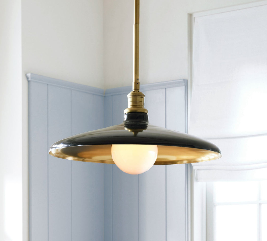 Lámpara colgante de metal estilo granja Forvara: lámpara de varilla metálica para cualquier espacio