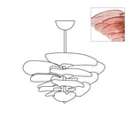 Load image into Gallery viewer, Lotus Leaf Layered Glass Chandelier
