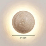 Load image into Gallery viewer, Amber Loft Travertine Round Sconce Wall Light