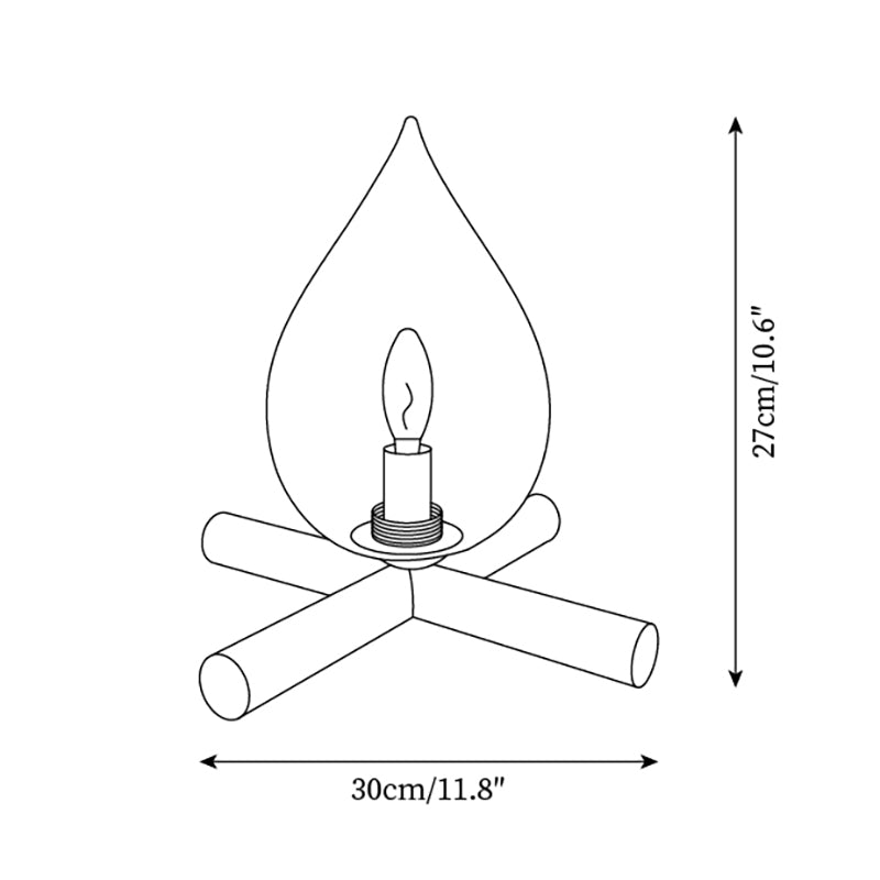 Lámpara de mesa Firebeam