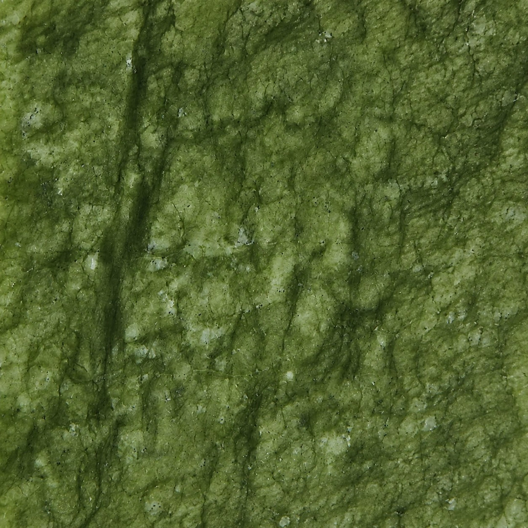 Close-up of natural green jade stone texture