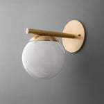 Load image into Gallery viewer, Glorica Glass Minimalist Metal and Glass Wall Sconce – Elegant Decorative Light Fixture for Living Rooms and Hallways
