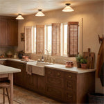 Cargar imagen en el visor de la Galería, Aurenza Modern Industrial Flush Mount: Elegante lámpara de techo para interiores residenciales