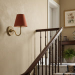 Load image into Gallery viewer, Luvora Fabric Shade Wall Sconce with Drum Shade - Classic Pleated Sconce Light