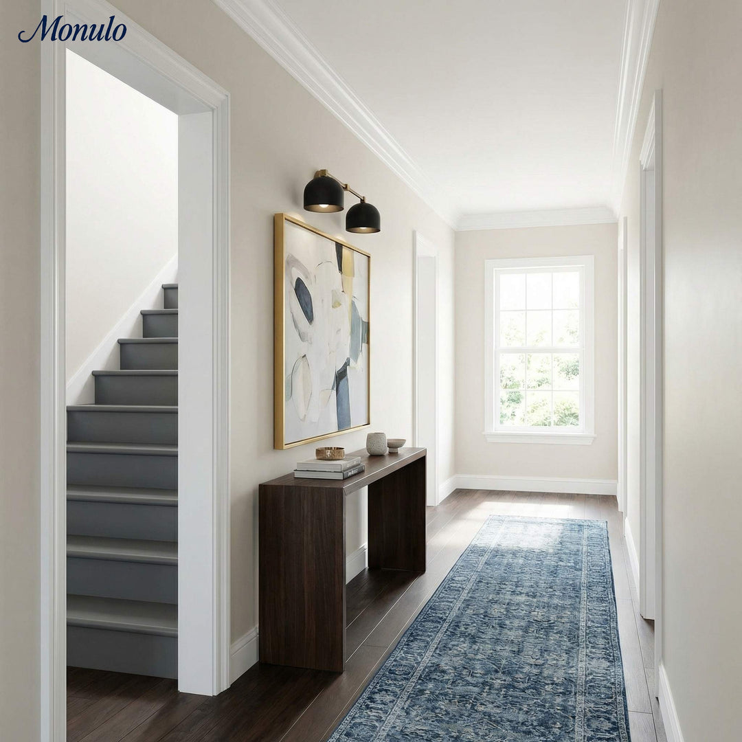 Aplique de pared Metio Dome para tocador – Lámpara de estilo Mid-Century para baño